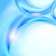 Abstract blue winter background