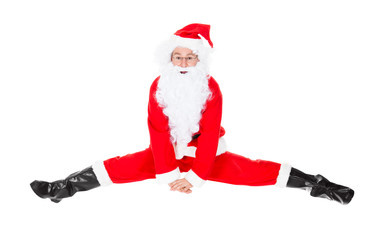 Santa Claus Sits On A Splits