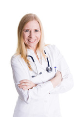 Female medicine doctor