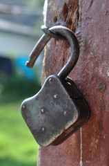 Old padlock