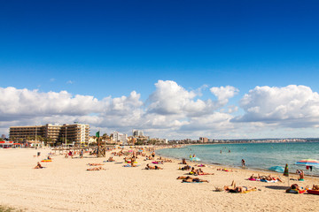 Fototapeta premium Platja de Palma Beach