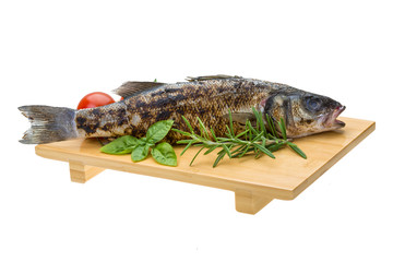 Roasted seabass