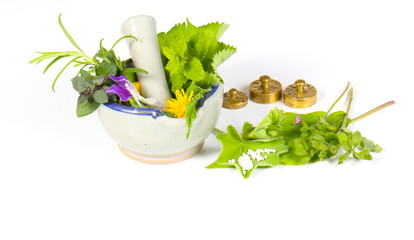 Homöopathie isoliert