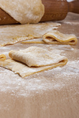 making pasta