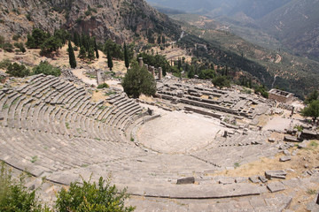 Grèce - Delphe, le théatre © odjectif