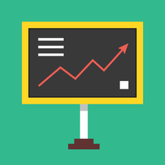 Vector Diagram Board Icon