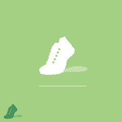 Running sneakers label