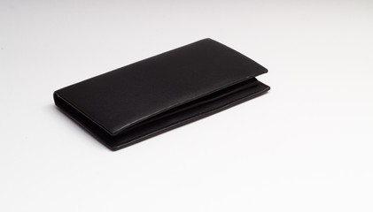 Men wallet on white background
