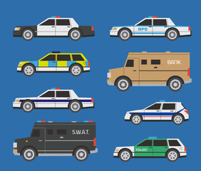 Police cars