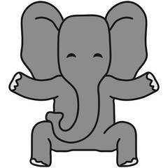 Obraz premium Cute Elephant Child