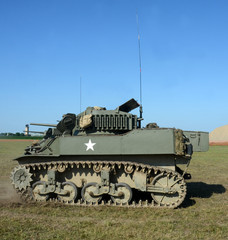 Fototapeta premium Old American tank