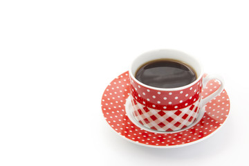 coffee poured into a coffee cup