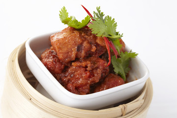 Steamed pork ribs with black bean
