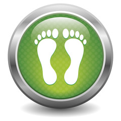 Green footprint button