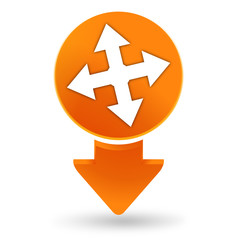 directions sur signet orange