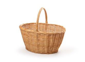 Fototapeta na wymiar wicker basket, isolated