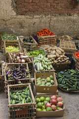 Vegetable street small market