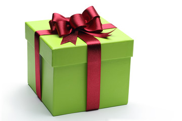 Green gift box
