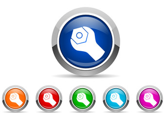 service icon vector set