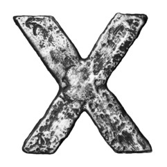 Metal letter