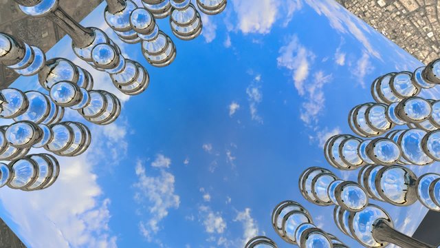 Chess board between heaven and earth over the city of Jeddah