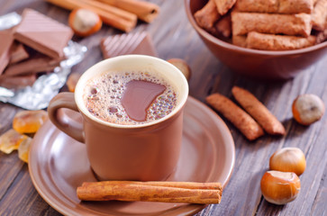 coffee with chocolate