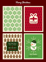 Christmas Pattern background for invitation card / poster / flye