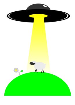 UFO kidnaping sheep