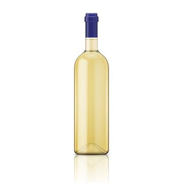 White wine bottle.