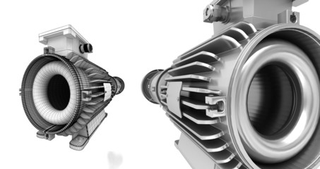 Meccanica, motore, turbina, rotore, elementi, esploso © LaCozza