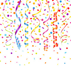 7 Streamers & Confetti Color Mix