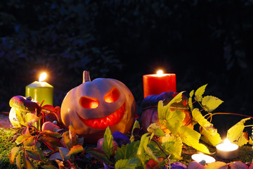 Halloween pumpkin lantern