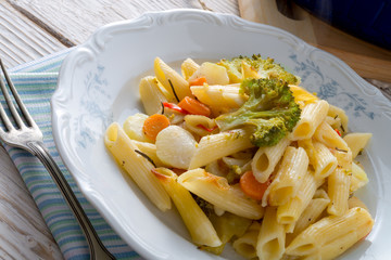 Pasta Casserole with vegetables