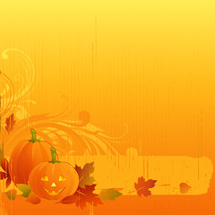 orange halloween background