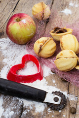 home-baked flour dessert