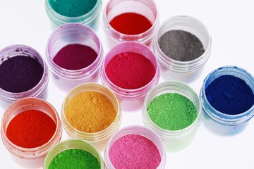 Colorful pigments powders - obrazy, fototapety, plakaty