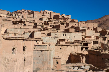 Old houses (kasbah) in Ait Mansour valley
