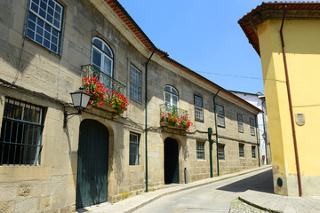 Old Buildings at Rua de Santa Maria in Guimarães
