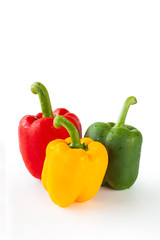 bell pepper on white background