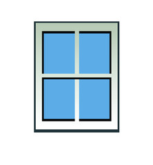 window vector