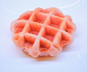 strawberry waffle