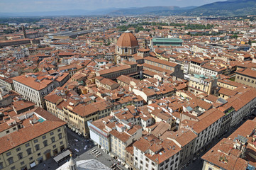 Fototapeta na wymiar Blick auf Florenz