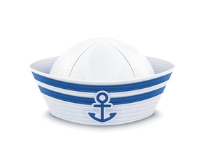 Sailor cap. vector illustration isolated on white background - 57100337