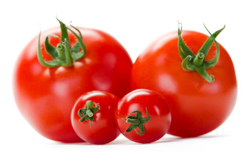 große und kleine Tomaten