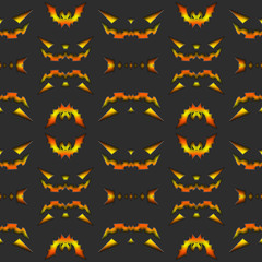 Halloween Seamless Pattern Background