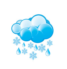 Snow And Rain Icon