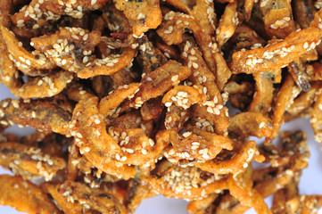 Fried anchovies