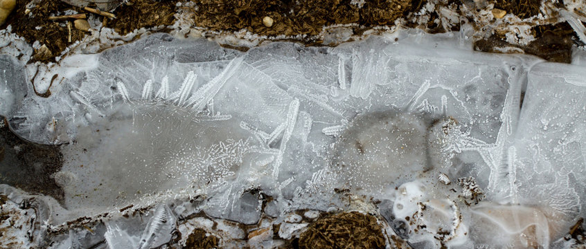 Ice In The Frozen Ground