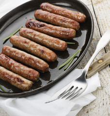 Fried Breakfast Sausage Links