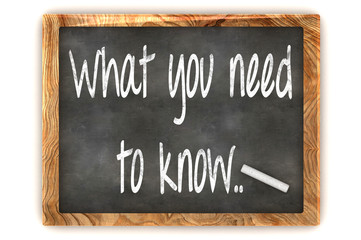 Obraz premium Information Blackboard